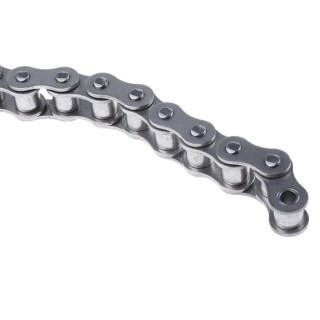 TYC Stainless Steel 08B-1 Roller Chain, 5 m Length, 12.7 mm Pitch, Roller Diameter 8.51 mm 08BSS-1R