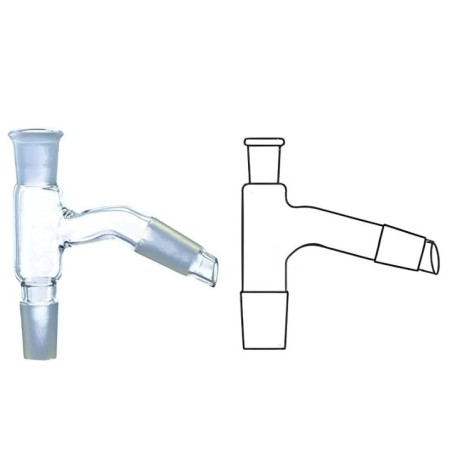 Recovery Head Sloping With 14/23 Socket for lab image-1