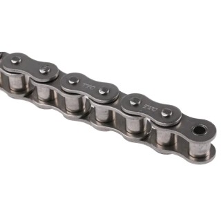 TYC Stainless Steel 40-1 Roller Chain, Pitch 12.7 mm, Roller Diameter 7.92 mm, Pin Length 5 m, Length 3.05 m 40SS-1R