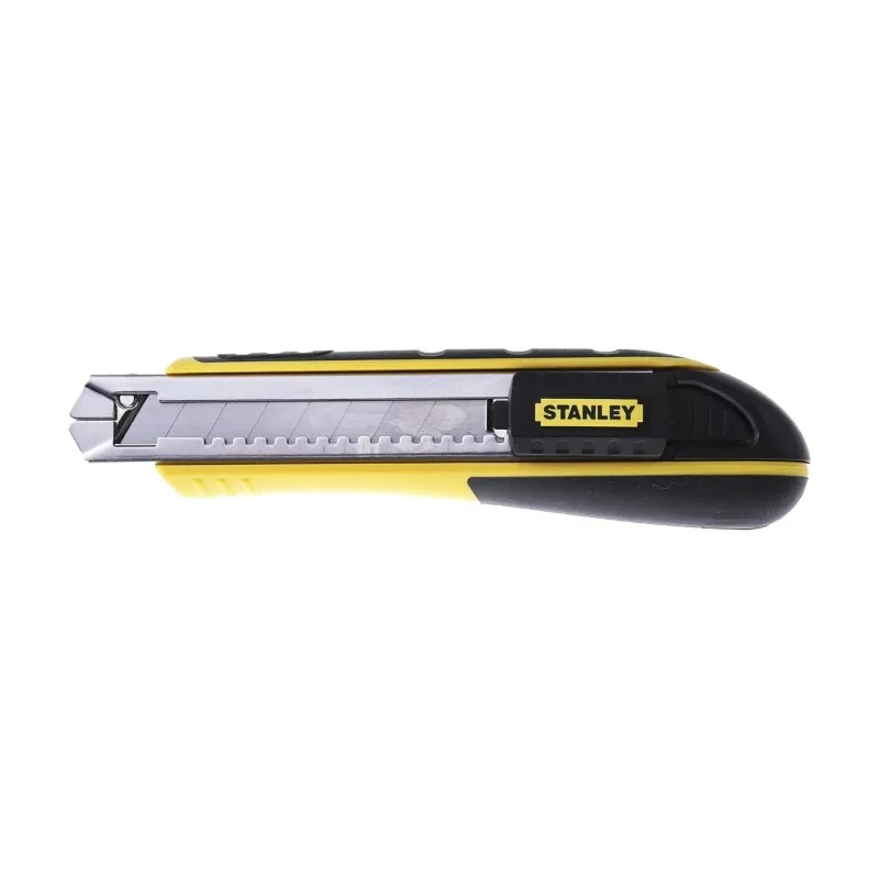 Stanley Safety Knife Light Duty Snap-off Blade Retractable 6 Blades 18mm Width 180mm Length 0-10-481