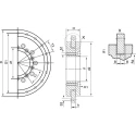 Igus Slewing Ring Bearing with 100 mm OD Aluminium Seal, 30 mm Inside Diameter PRT-01-30
