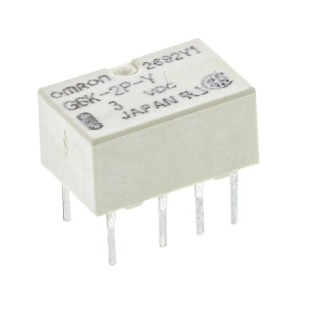 Omron PCB Signal Relay 3V DC Coil 1A Switching Current DPDT G6K-2P-Y DC3