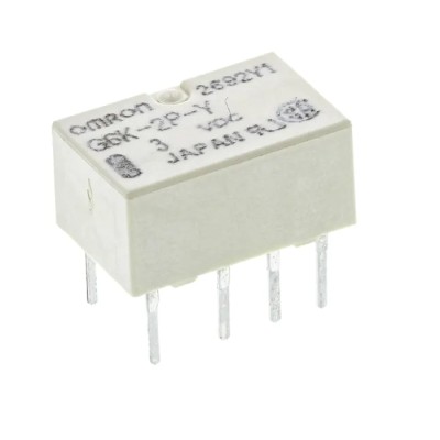 Omron PCB Signal Relay 3V DC Coil 1A Switching Current DPDT G6K-2P-Y DC3