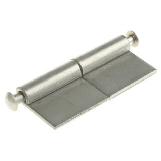 Pinet Stainless Steel Flag Hinge with Barrel Pin, 40 mm x 30 mm x 3 mm 347-8349