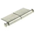 Pinet Stainless Steel Flag Hinge with Barrel Pin, 40 mm x 30 mm x 3 mm 347-8349