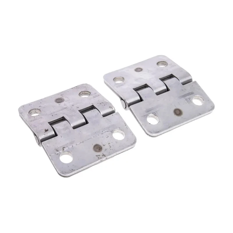 RS PRO Polished Stainless Steel Butt Hinge with a Fixed Pin Weld-on Fixing 75 mm x 90 mm x 6 mm 379-9315