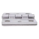 RS PRO Polished Stainless Steel Butt Hinge with a Fixed Pin Weld-on Fixing 75 mm x 90 mm x 6 mm 379-9315