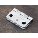 RS PRO Polished Stainless Steel Butt Hinge with a Fixed Pin Weld-on Fixing 75 mm x 90 mm x 6 mm 379-9315