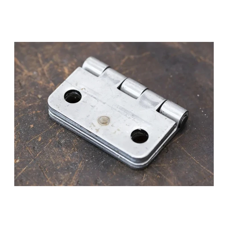RS PRO Polished Stainless Steel Butt Hinge with a Fixed Pin Weld-on Fixing 75 mm x 90 mm x 6 mm 379-9315