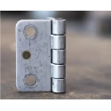 RS PRO Polished Stainless Steel Butt Hinge with a Fixed Pin Weld-on Fixing 75 mm x 90 mm x 6 mm 379-9315