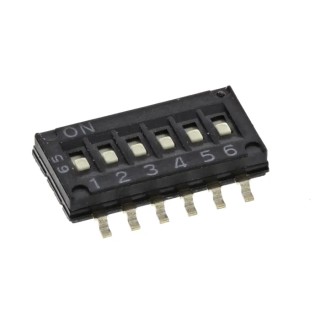 Omron Rotary Coded Surface Mount Slide DIP Switch A6H6101