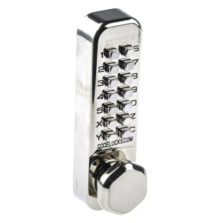 Codelock Stainless Steel Mechanical Polished Code Lock 255 SS