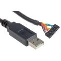 FTDI Chip TTL to USB Serial Converter Cable for use with FTDI VDRIVE2 or VMUSIC2 Modules TTL-232R-3V3-2MM