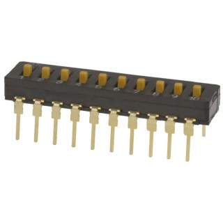 Omron Aratas Slide Rotary Coded DIP Switch Through Hole A6D-0103
