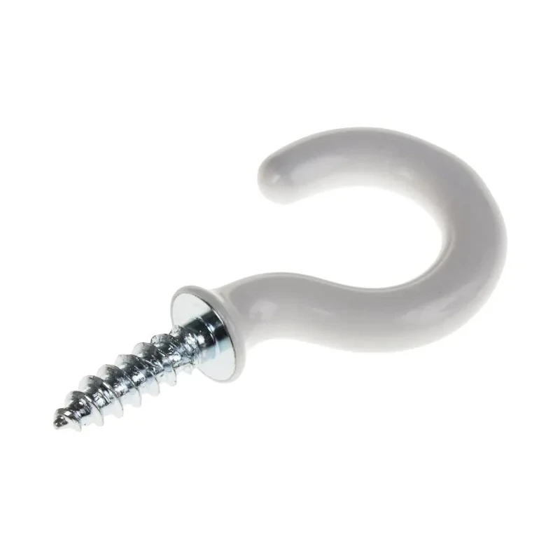 RS PRO Steel PVC Coated J Hook 31mm Overall Length 11mm Thread Length 397-4926