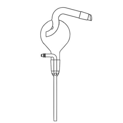 Steam Distillation Heads Pear Shape Sloping for lab image-1
