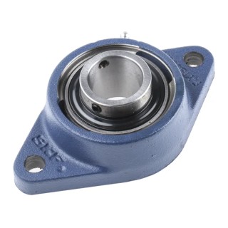 SKF 2 Hole Flange Bearing Unit Cast Iron 30 mm Inside Diameter FYTB 30 TF