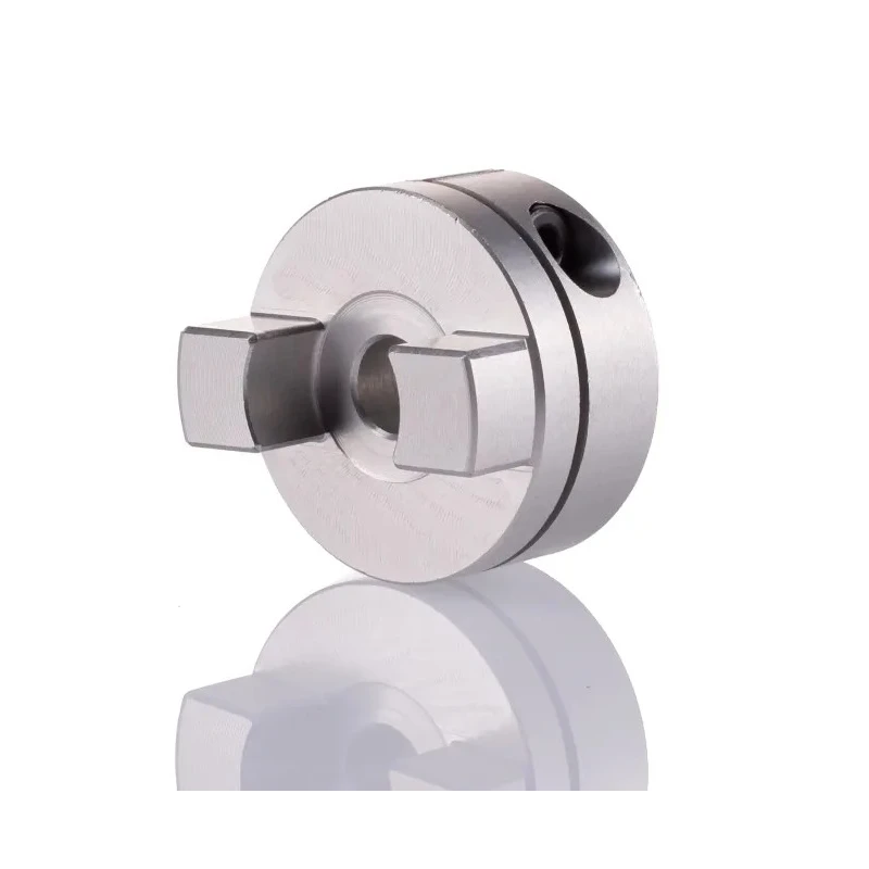 Huco Oldham Style Flexible Bore Coupler 33 mm OD, 65 mm Bore, Stainless Steel & Alloy Steel 456H33.28