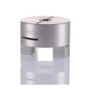 Huco Oldham Style Flexible Bore Coupler 33 mm OD, 65 mm Bore, Stainless Steel & Alloy Steel 456H33.28