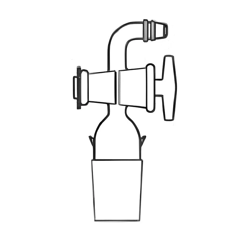 Adapter With Stopcock Cone to Rubber Tubing Right Angle Lab image-1