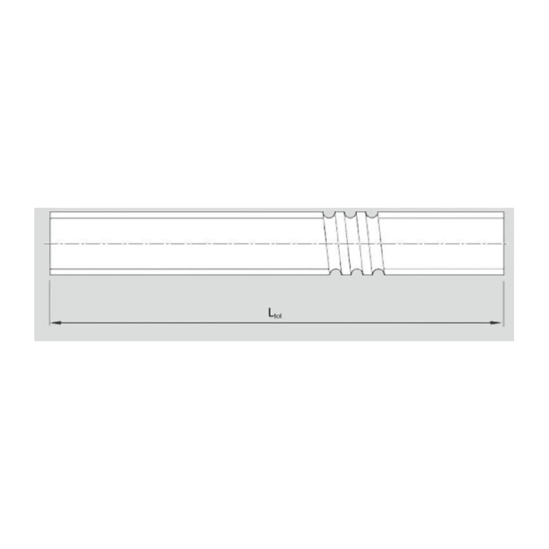 Bosch Rexroth Precision-Rolled Screw Shaft, 16 mm Diameter, 1500 mm Length, Screw Assembly R1511 017 00 L1500