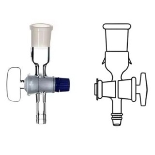Adapters Socket to Rubber Tubing Straight or Right Angle Lab image-1