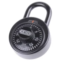 ABUS Combination Padlock Steel, Brass Weatherproof, 7mm Shackle Diameter, 21.5mm Shackle Length, 48mm 78/50KC Key Control