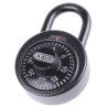 ABUS Combination Padlock Steel, Brass Weatherproof, 7mm Shackle Diameter, 21.5mm Shackle Length, 48mm 78/50KC Key Control