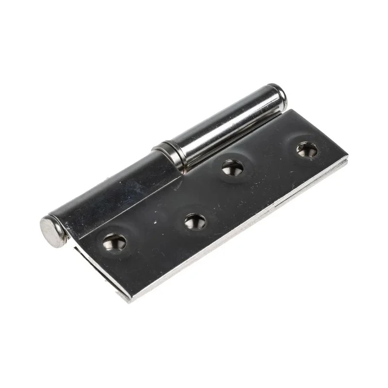 RS PRO Stainless Steel Butt Hinge with Lift Off Pin Left-Handed 102mm x 78mm x 2.5mm 665-9942