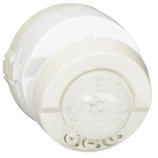 Legrand 3 Wires PIR Sensor, 250V AC Supply Voltage, 90 mm Diameter, DIN Rail Mount 0 488 98
