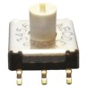 Omron Rotary Shaft Rotary Coded DIP Switch Surface Mount A6KS-162RS