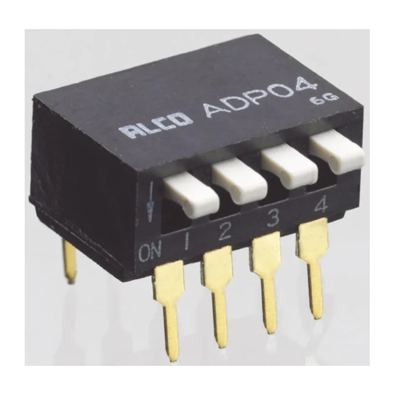 TE Connectivity Piano Rotary Coded DIP Switch 5-1571999-6