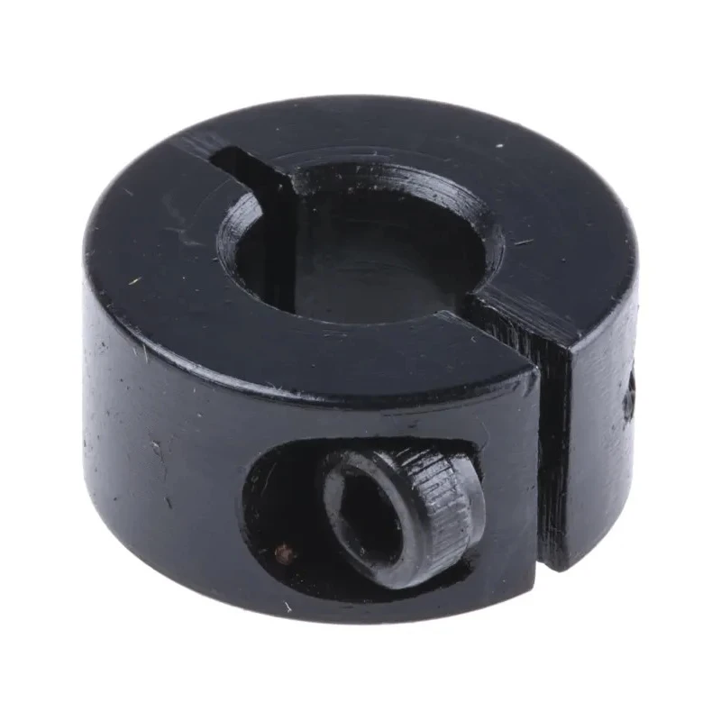 Huco Shaft Collar One Piece Clamp Screw Steel, Bore Diameter 8mm, Outside Diameter 18mm, Width 9mm 046101008