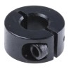 Huco Shaft Collar One Piece Clamp Screw Steel, Bore Diameter 8mm, Outside Diameter 18mm, Width 9mm 046101008