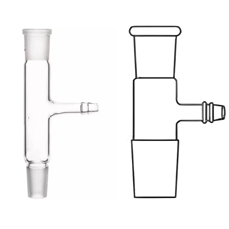 Adapters Socket To Cone With Tee Connection for lab image-1