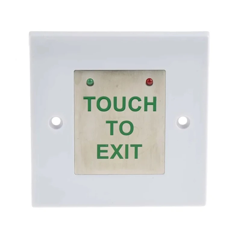 RS PRO Plastic Touch Button Flush Mount Touch Sensitive Exit Switch 85mm Height 741-8275