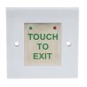 RS PRO Plastic Touch Button Flush Mount Touch Sensitive Exit Switch 85mm Height 741-8275