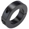 Huco Two Piece Steel Shaft Collar, Clamp Screw Fastening, Bore 50mm, Outside Diameter 78mm, Width 19mm, Black 046201050