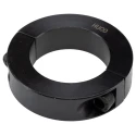 Huco Two Piece Steel Shaft Collar, Clamp Screw Fastening, Bore 50mm, Outside Diameter 78mm, Width 19mm, Black 046201050