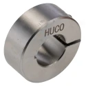 Huco Stainless Steel Shaft Collar, One Piece Clamp Screw Fastening, Bore Diameter 16mm, Outside Diameter 34mm 046102016