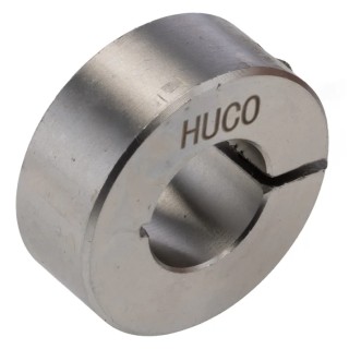 Huco Stainless Steel Shaft Collar, One Piece Clamp Screw Fastening, Bore Diameter 16mm, Outside Diameter 34mm 046102016