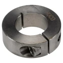 Huco Stainless Steel One Piece Clamp Screw Shaft Collar, Bore Diameter 25mm, Outside Diameter 45mm, Width 15mm 046102025