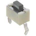 Panasonic Grey Tactile Switch Push Plate SPST 50mA 12 V dc Through Hole EVQPE404Q