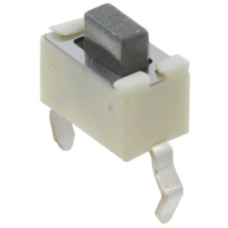 Panasonic Grey Tactile Switch Push Plate SPST 50mA 12 V dc Through Hole EVQPE404Q