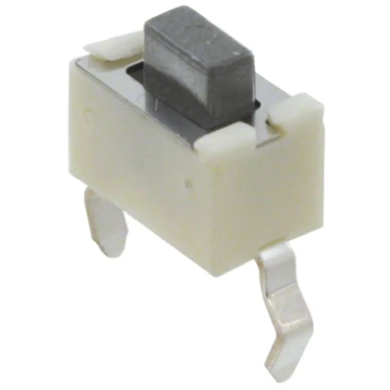 Panasonic Grey Tactile Switch Push Plate SPST 50mA 12 V dc Through Hole EVQPE404Q