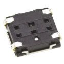 Panasonic White Tactile Switch Push Plate, 3.1 mm Actuator Length, SPST 20mA 15 V dc Surface Mount EVQQ2P03W
