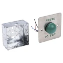 RS PRO Plastic Dome Push Button Exit Switch Surface Mount 130mm Height 85mm Depth 774-8181