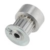 RS PRO Aluminium Timing Belt Pulley 6.4 mm Belt Width, 2 mm Pitch, 15 Teeth P15MXL025FB