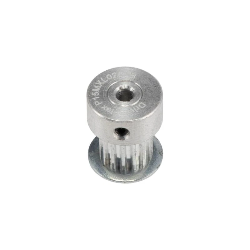 RS PRO Aluminium Timing Belt Pulley 6.4 mm Belt Width, 2 mm Pitch, 15 Teeth P15MXL025FB