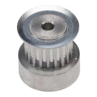 RS PRO Timing Belt Pulley Aluminium 6.4 mm Belt Width 2 mm Pitch 20 Teeth P20MXL025FB